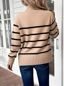 Plus Size Sweaters - Oatmeal - View 3