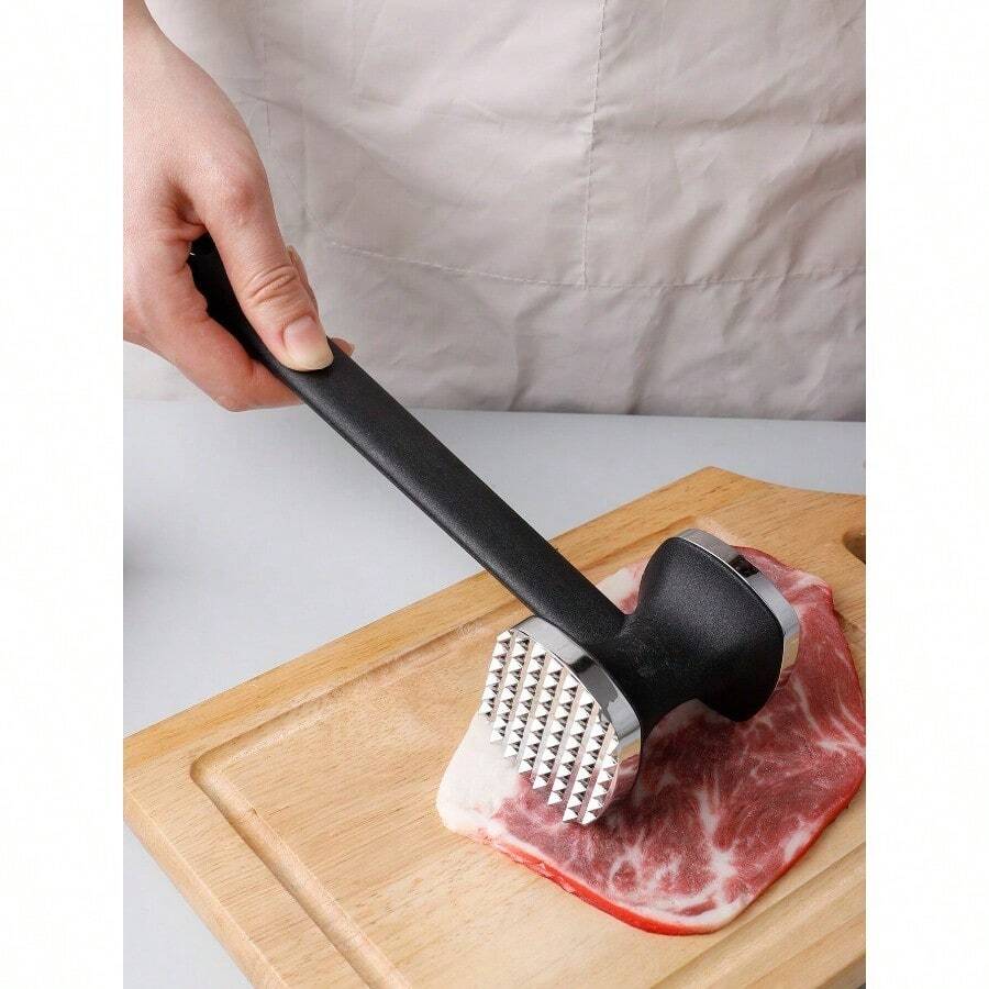 Square Meat Hammer Double-Sided Hammer Steak Tenderloin Patting Garlic Hammer Meat Utensil Durable Kitchen - Multicolor - View 1