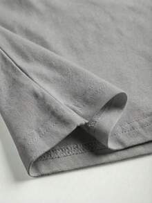 Camiseta de algodón para mujer con estampado de corazón en forma de texto amoroso y corazones rojos para San Valentín y ocasiones románticas - Gris - Ver 6
