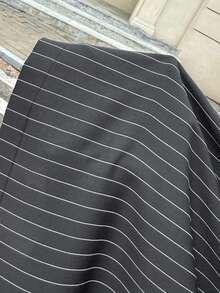 Siren Gaze Women's Striped Jacket Dress Suit In Fall/Winter - Navy Blue - View 8