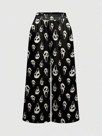 Pantalon ample gothique sombre et punk pour femmes