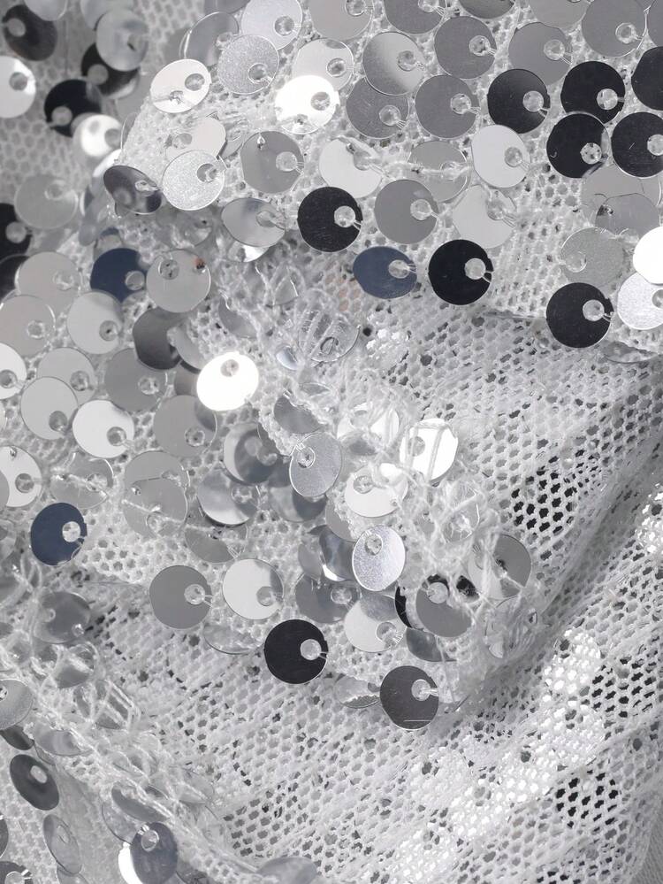 Dazy Plus Valentine Stretchy Bodycon Sequin Mini Skirt, Plus Size, For Party, Spring/Summer Carnival