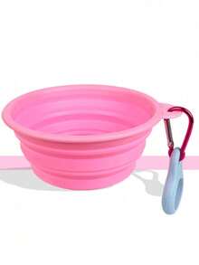 PETSIN Pet Foldable Bowl, Silicone Dog Bowl, Spill-Proof Outdoor Cat And Dog Feeding Utensil, Dog Feeding Basin, Dog Water Bowl, Pet Supplies, Dog Food Bowl - Multicolor - View 16