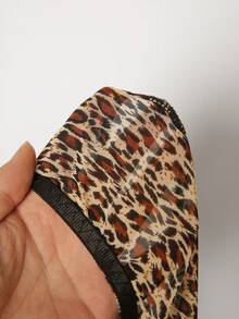 SHEIN Quần lót ren họa tiết da báo gợi cảm cỡ lớn, không đáy, có dây buộc. - Nhiều màu - Xem 5