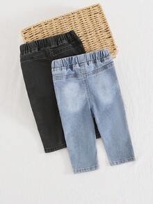 Cozy Pixies 男婴两件套松紧腰休闲裤套装，百搭舒适 - 彩色 - 查看 2