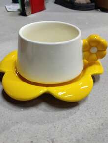 Ceramic Mug Coffee Cup With Saucer, High-Value Exquisite Retro Latte Art Cup, Elegant Afternoon Tea Cup For Women - Multicolor - View 13