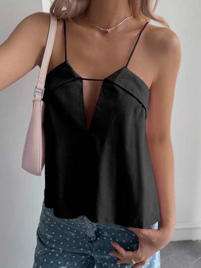 DAZY 女士休闲无袖吊带背心，性感舒适，适合夏季穿着，Y2K风格