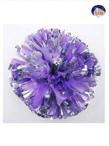 2 Pieces Football/Basketball Cheerleading Pom-Poms & Metal Bracelet Series, Sports Team Event & Dance Performance Props, Square Dance & Game Props, Dance & Fan Cheerleading Props, For Outdoor Sports Team Performance Pom-Poms - Multicolor - View 22