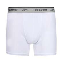 Reebok 3 paquete Men's Boxers - Black and White and Grey - Ver 2