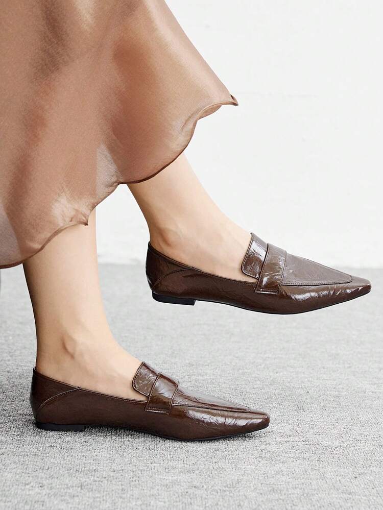 CUCCOO BIZCHIC Women's Casual Solid Color Flats For Office & Commute