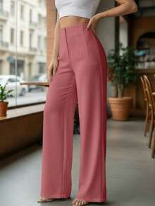 Women Pants - Dusty Pink - View 3