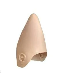 1PC Funny Alien Cone Head Hat PU Leather Lightweight Comfortable Novelty Party Prop For Halloween Costume Cosplay Theme Events
