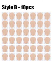 10/20/30/40 piezas Almohadillas desechables para el sudor axilar, parches absorbentes e inodoros invisibles para deporte y viaje, pegatinas de cuidado corporal unisex - Unitalla - Ver 9