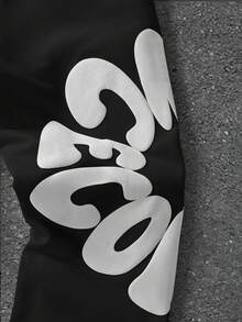 PAVTROS Men's Casual Hooded Sweatshirt & Pants Set - Black - View 5