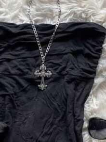 Glimmora 新款时尚百搭女式上衣 - 黑色 - 查看 3