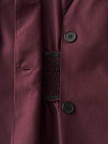 Maweii Bộ đồ nữ thời trang gồm áo cardigan cổ chữ V tay ngắn và quần ống rộng, trang phục nghỉ dưỡng thanh lịch, kiểu dáng tôn dáng, thiết kế độc quyền, cỡ lớn, thích hợp cho mùa xuân/hè/thu. - màu nâu - Xem 6