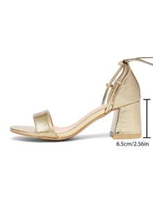 CUCCOO SZL Women Heeled Sandals - Gold 4 - View 3