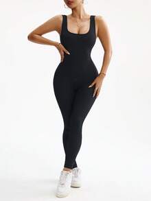 Rhythm Era Plus Size Women Fitness Gym Outdoor Sports Yoga Jumpsuit