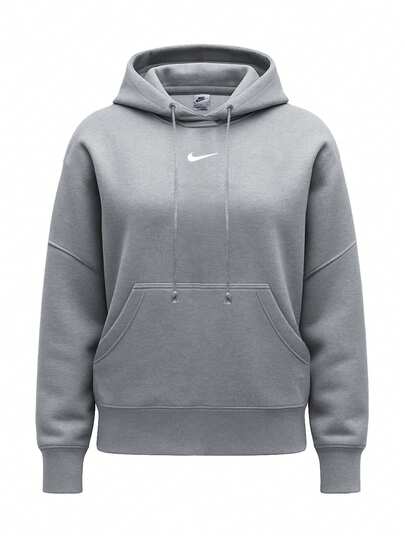 Nike Phoenix Women's Oversized Hoodie Grey