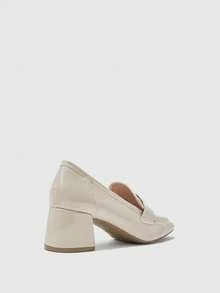 CUCCOO BIZCHIC Damen Mode vielseitige Pendler Lässig Loafer Flache Schuhe - Aprikosenfarben - Übersicht 9