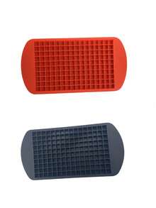 1 Small Square 160 Grid Silicone Ice Cube Tray, With Good Cold Resistance And Durability, Ice Mold, Pudding Mold, Suitable For Home, Bar, And Other Places, Easy To Use