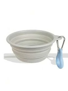 PETSIN Pet Foldable Bowl, Silicone Dog Bowl, Spill-Proof Outdoor Cat And Dog Feeding Utensil, Dog Feeding Basin, Dog Water Bowl, Pet Supplies, Dog Food Bowl - Multicolor - View 15