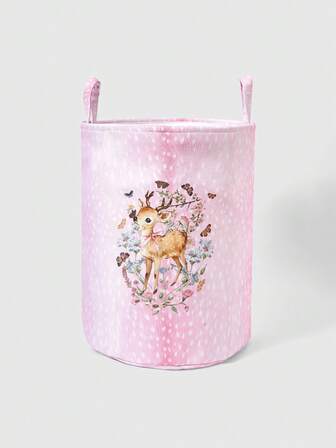 Kawaii Cartoon Bear Large Capacity Foldable Storage Basket/Box, 46 X 50 X 42 Cm