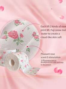 Joivida 8 Rolls Of High-Quality, Attractive Core Toilet Paper, 8 Rolls Of Flushable Toilet Paper, Rose-Patterned Toilet Paper Rolls, Suitable For Various Occasions, Premium And Practical Toilet Paper - Multicolor - View 6