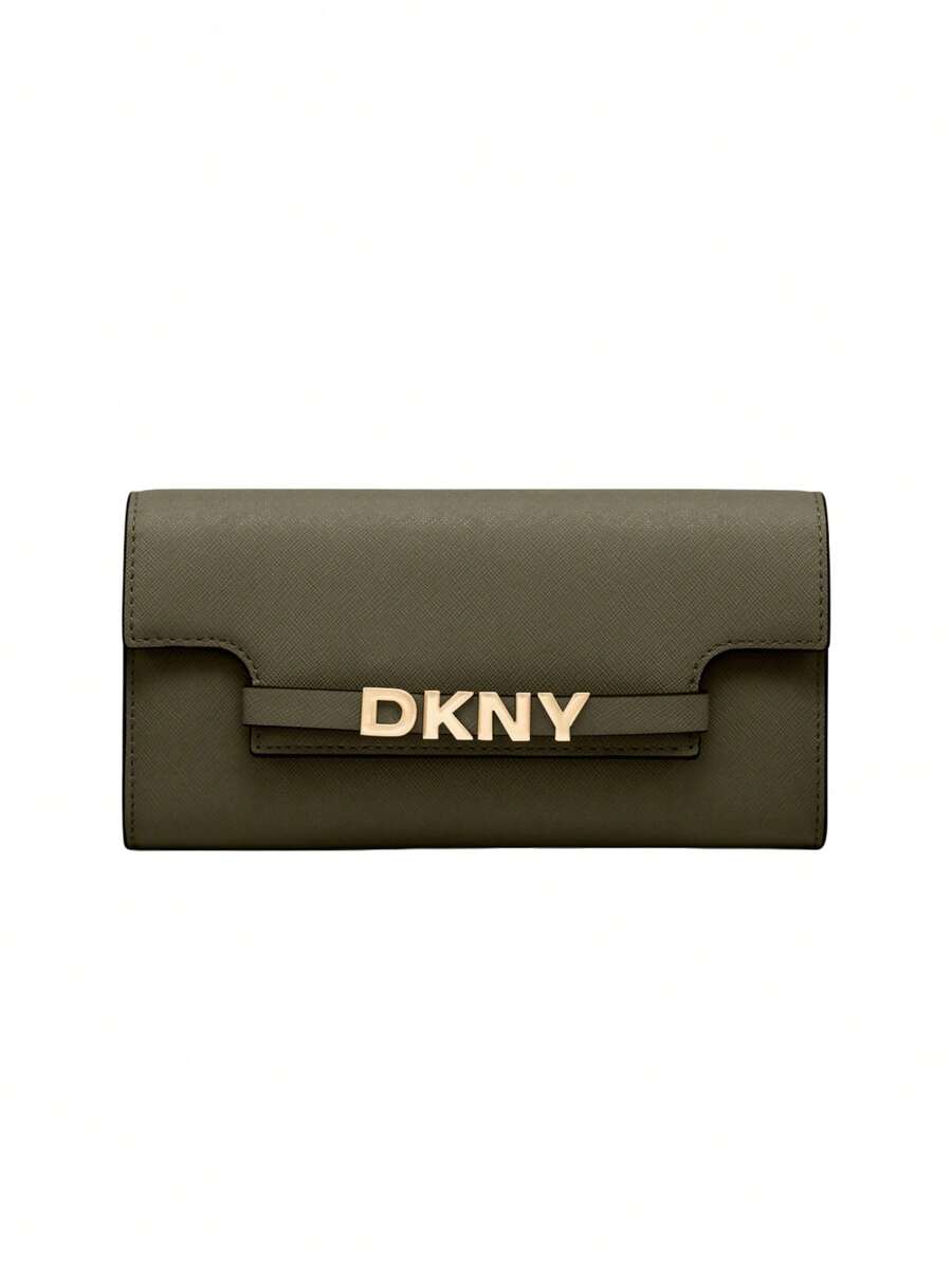 DKNY Avril Women Bi-Fold Wallet Green - UTILITY GREEN - View 1