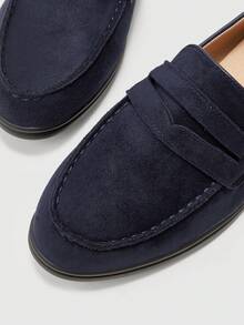 CUCCOO BIZCHIC Sepatu Flat Kasual Wanita Warna Polos, Modis, Nyaman, dan Serbaguna, Cocok untuk Berjalan, Bepergian, dan Liburan - Navy Blue - View 7