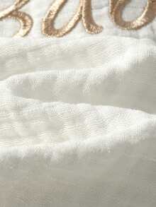 Loomiva Newborn Baby Girl Letter Print Lapel Long Sleeve Romper And Pants 2pcs Set - Multicolor - View 3