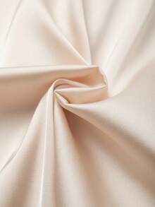 GlowEve CURVE Áo sơ mi cỡ lớn, viền bèo nhún, thanh lịch, thoải mái, đa năng, mặc hàng ngày, tinh tế, sang trọng, giúp thon gọn vóc dáng, thích hợp cho kỳ nghỉ, đám cưới, tiệc tùng. - Màu be - Xem 8