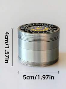 4-Layer Zinc Alloy Grinder, Gold & Silver Dog Head Design, Durable Spice Crusher With Sharp Serrations For Efficient Grinding, Herb Grinder Mill - Multicolor - View 5