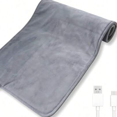 1pc Graphene Constant Temperature Heating Pad, Home USB Heating Pad, Winter Multifunctional Hand And Shoulder Protection Neck Shawl Heating Pad, Body Warm Electric Blanket, Suitable For Office Work And Leisure Christmas Gifts, Hand Warmers, Gifts For Men, Stocking Stuffers, Hand Warmers Rechargeable
