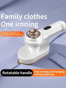 Teckwe 家用旅行小型迷你便携式干湿两用旋转折叠雾化蒸汽电动熨烫机 欧标 - 彩色 - 查看 7