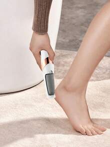 1PC Electric Foot File, USB Rechargeable Feet Callus Remover With 2 Speed Of Replacement Rollers & LED Lights, Professional Hard Skin Remover Foot Care Tools For Cracked Heels Calluses & Dead Skin, Suitable For Both Men And Women To Remove Dry Skin And Dead Skin On Feet 300mah - Multicolor - View 8