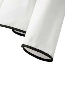 GlowEve CURVE 大码女式优雅新款纯色撞色长袖外套