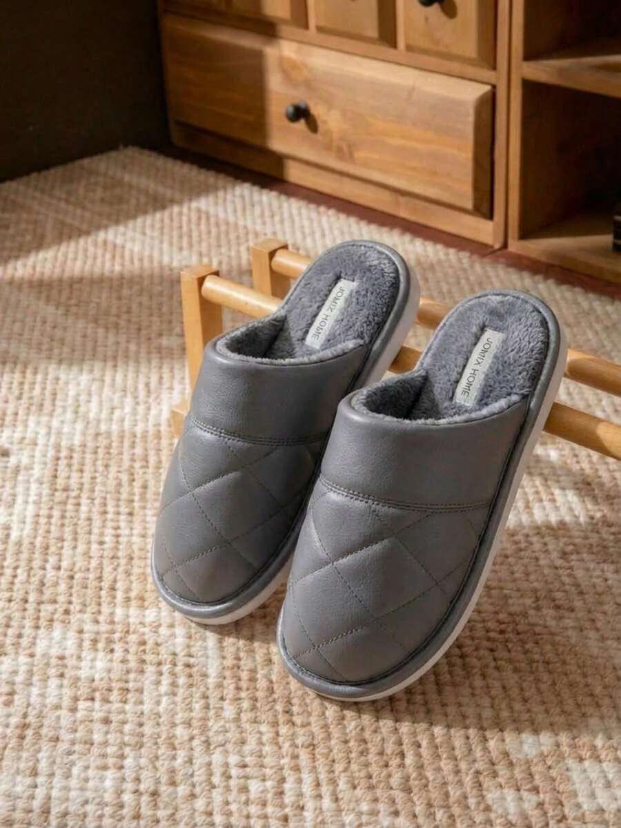 Men Slippers - Grey - View 1