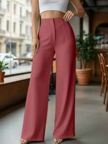 Women Pants - Dusty Pink - View 1