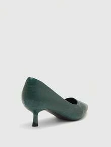 CUCCOO BIZCHIC 女士休闲纯色高跟鞋，适合办公室/通勤穿着 - 綠色 - 查看 8