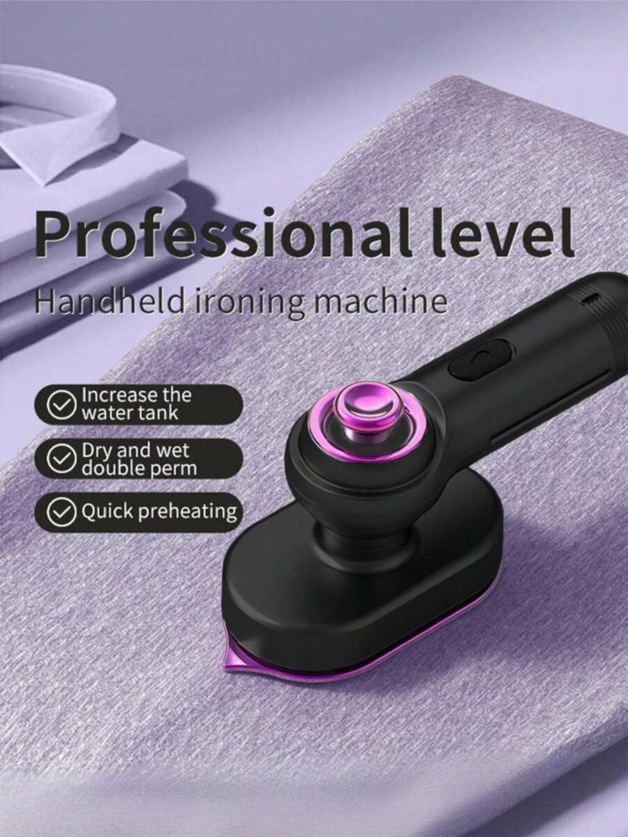 Teckwe 家用旅行小型迷你便携式干湿两用旋转折叠雾化蒸汽电动熨烫机 欧标 - 彩色 - 查看 1