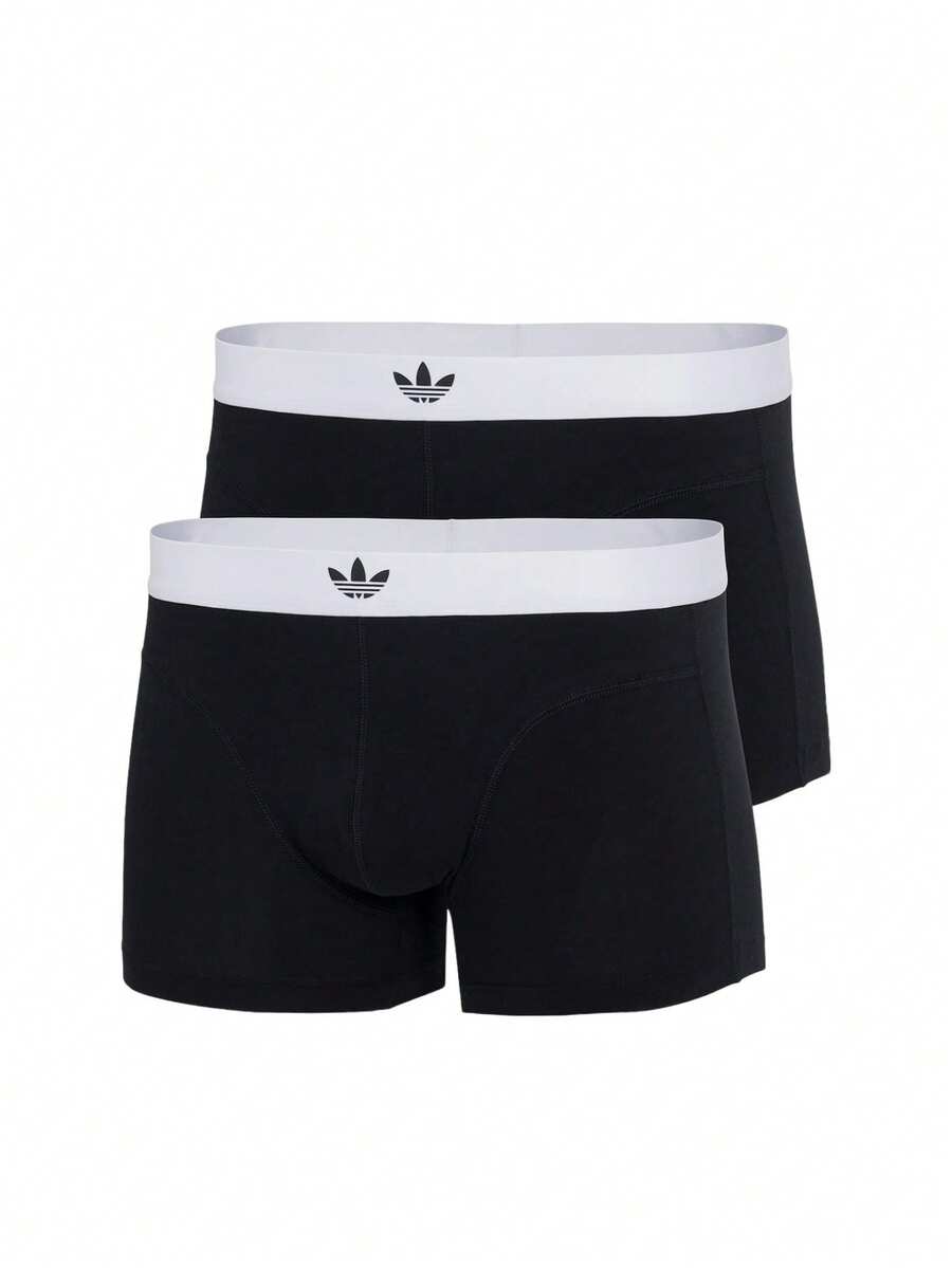 Adidas 2 Pack Men Boxers - Black and White - View 1