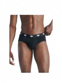 Adidas 3 Pack Men Briefs - White - View 2