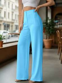 Women Pants - Blue - View 3