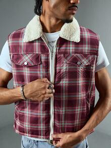 ROMWE MEN Men's Christmas & New Year Vest, Autumn/Winter - Multicolor - View 4