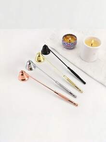 Madebyblanc 1Pc Candle Accessory Set Candle Extinguisher Stainless Cutter Trimmer Candle Trimmer Tool Home Decor For Party Wedding - Multicolor - View 7