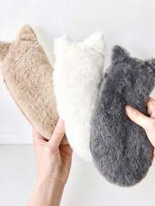 Madebyblanc 1 Hộp bút hình mèo nhồi bông kiểu Nhật, màu xám, nhẹ, dung tích lớn, thích hợp làm quà tặng và chuẩn bị cho năm học mới, phù hợp cho học sinh. - Nhiều màu - Xem 2