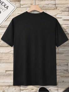 Hombre002 Nueva playera mexicana casual de alta calidad: diseño original, tejido duradero y confort incomparable. Unisex perfecta para lucir estilo todos los días. - Negro - Ver 2