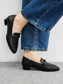 CUCCOO BIZCHIC Women's Pointed Toe Casual/Commute Slip-On Shoes - Black - View 3
