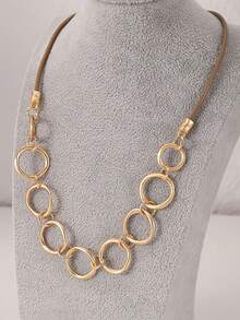 1PC Chain Necklace Display Stand H Shape Pendant Jewelry Organizer Rack Holder For Earrings Bracelets Ring Storage - Multicolor - View 5